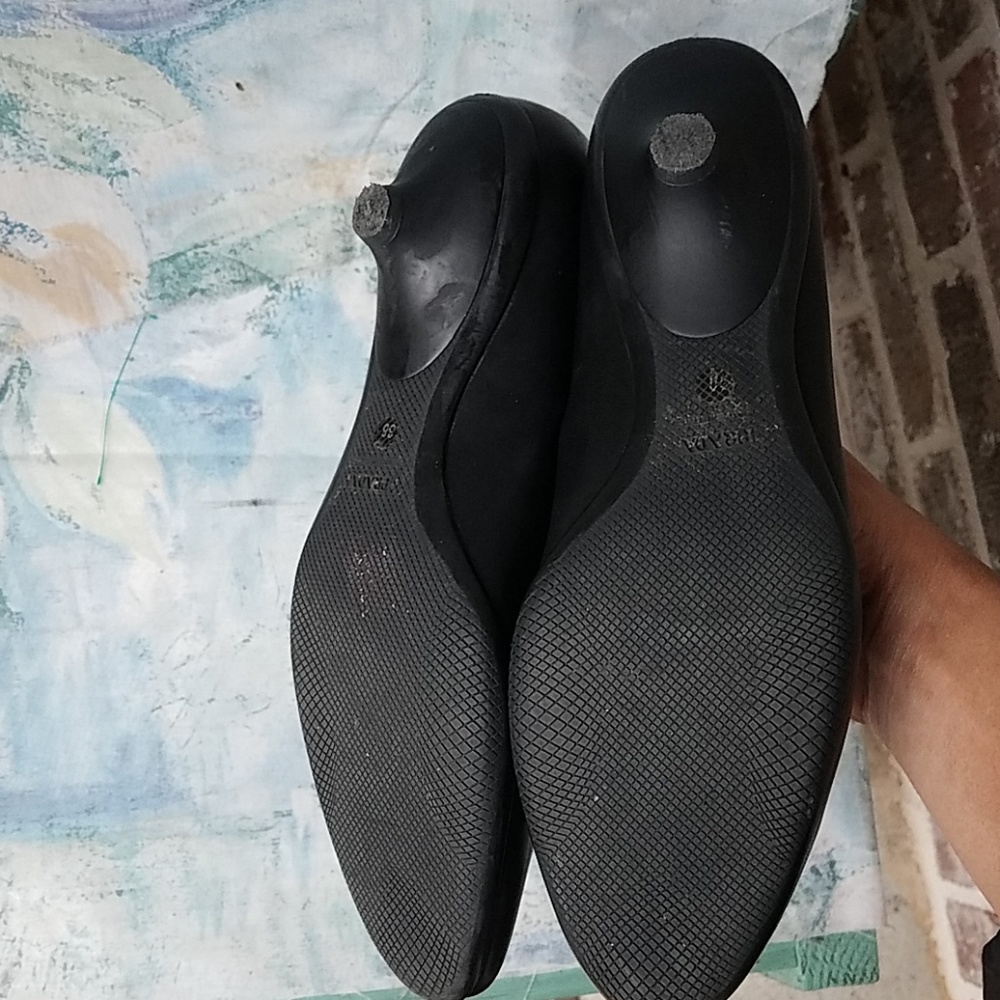 EUC Prada Leather Black Loafers Flats - Picture 4 of 7